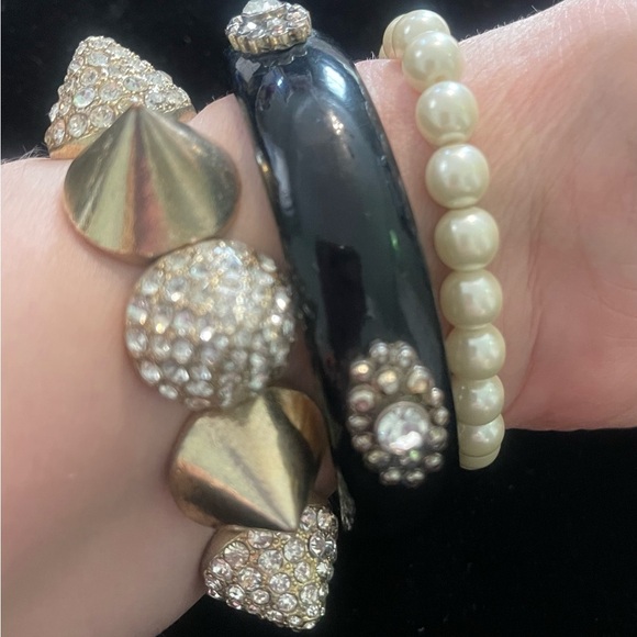 Bundle of 3 Gorgeous Bling Bracelets - Picture 1 of 2